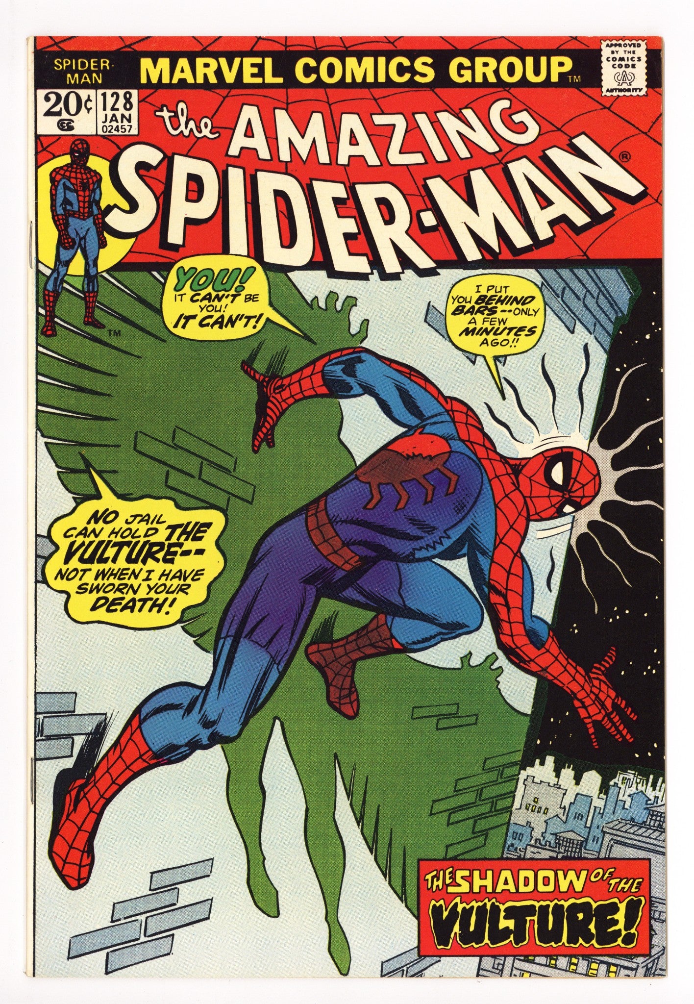 The Amazing Spider-Man Vol 1 128 VF+ (8.5) (1974) 