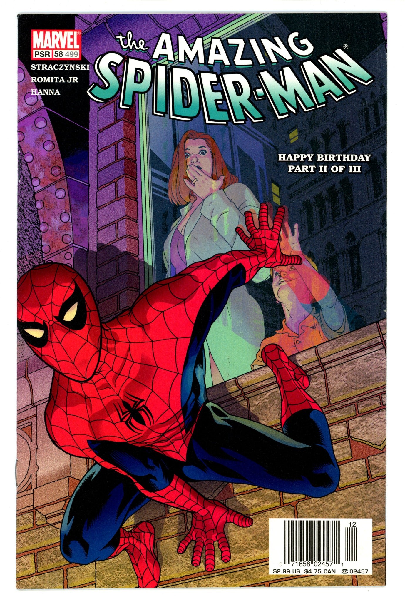 The Amazing Spider-Man Vol 2 58 (499) VF (8.0) (2003) Newsstand 
