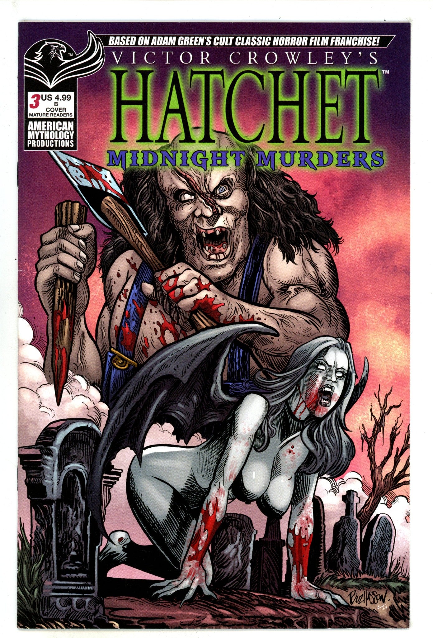 Hatchet Midnight Murders 3 Hasson Variant (1900)