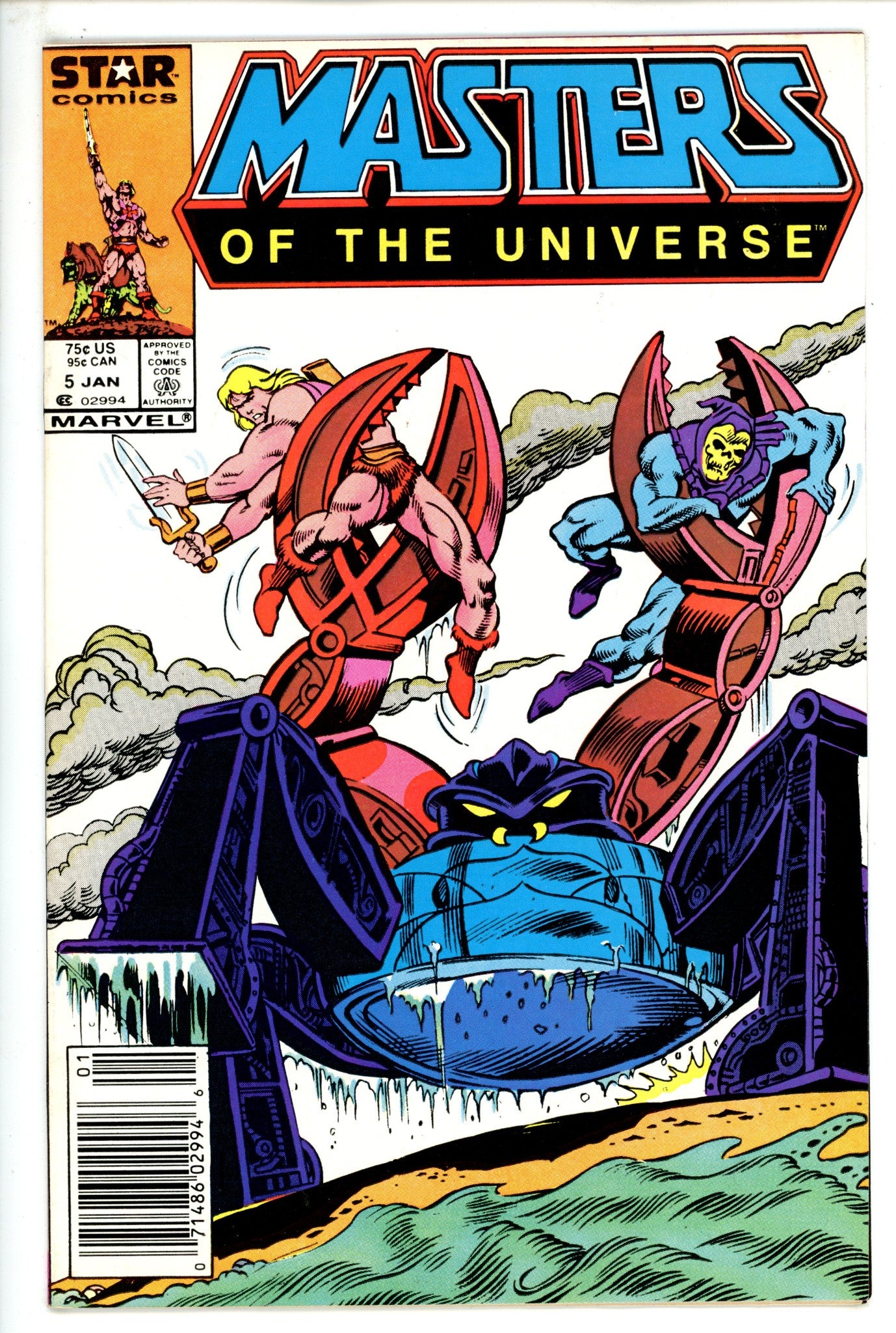 Masters of the Universe 5 VF- (7.5) (1987) Newsstand 