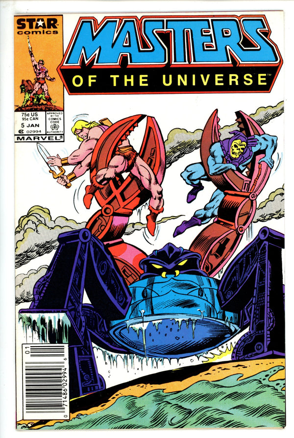 Masters of the Universe 5 VF- (7.5) (1987) Newsstand