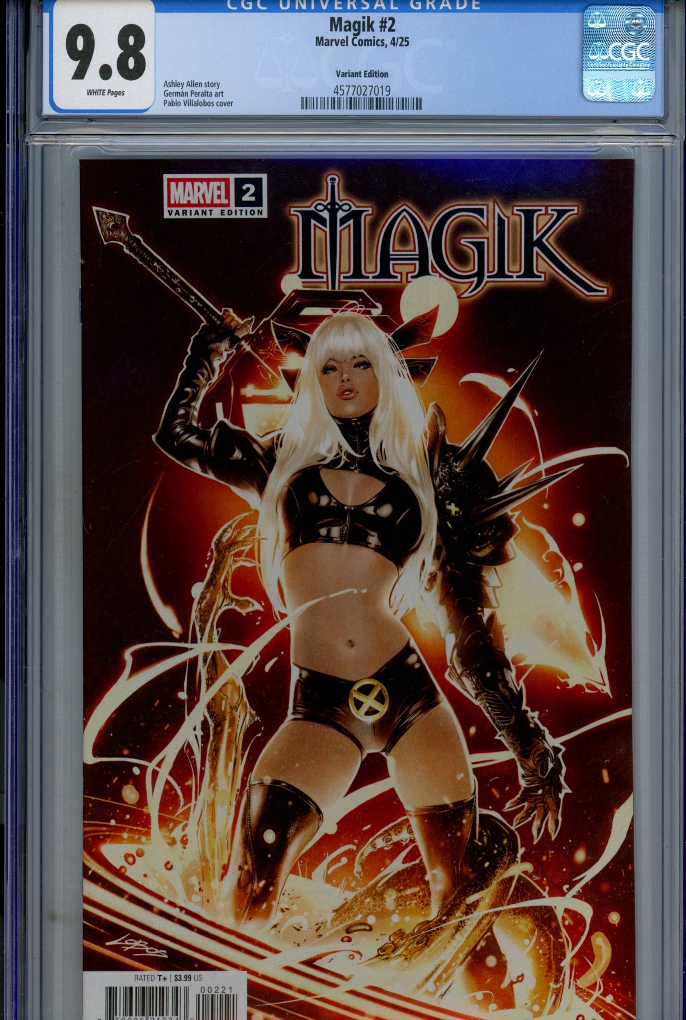 Magik Vol 2 2 CGC 9.8 (NM/M) (2025) Villalobos Variant 