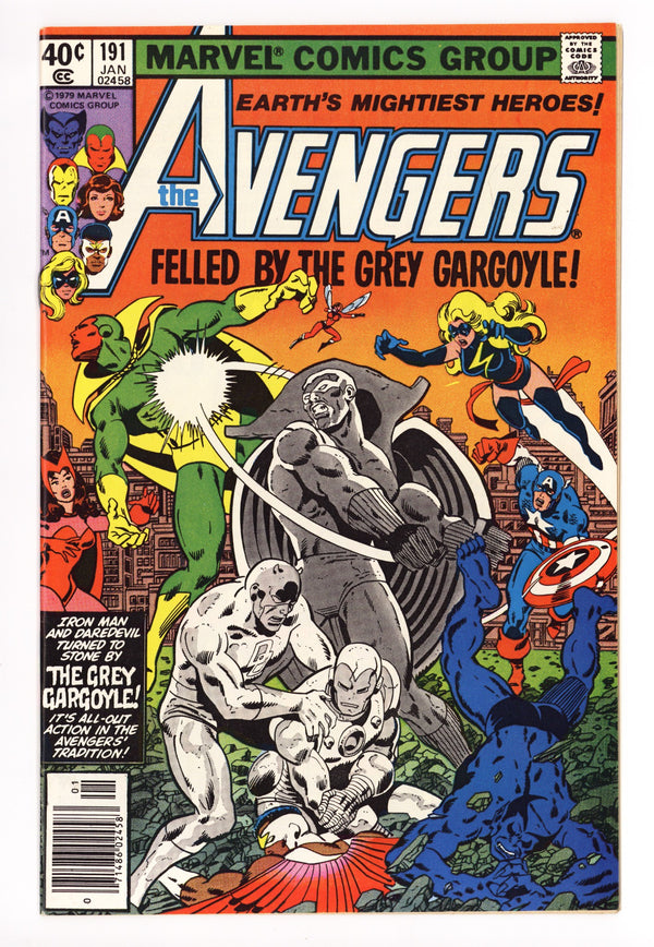 The Avengers Vol 1 191 High Grade (1980) Newsstand