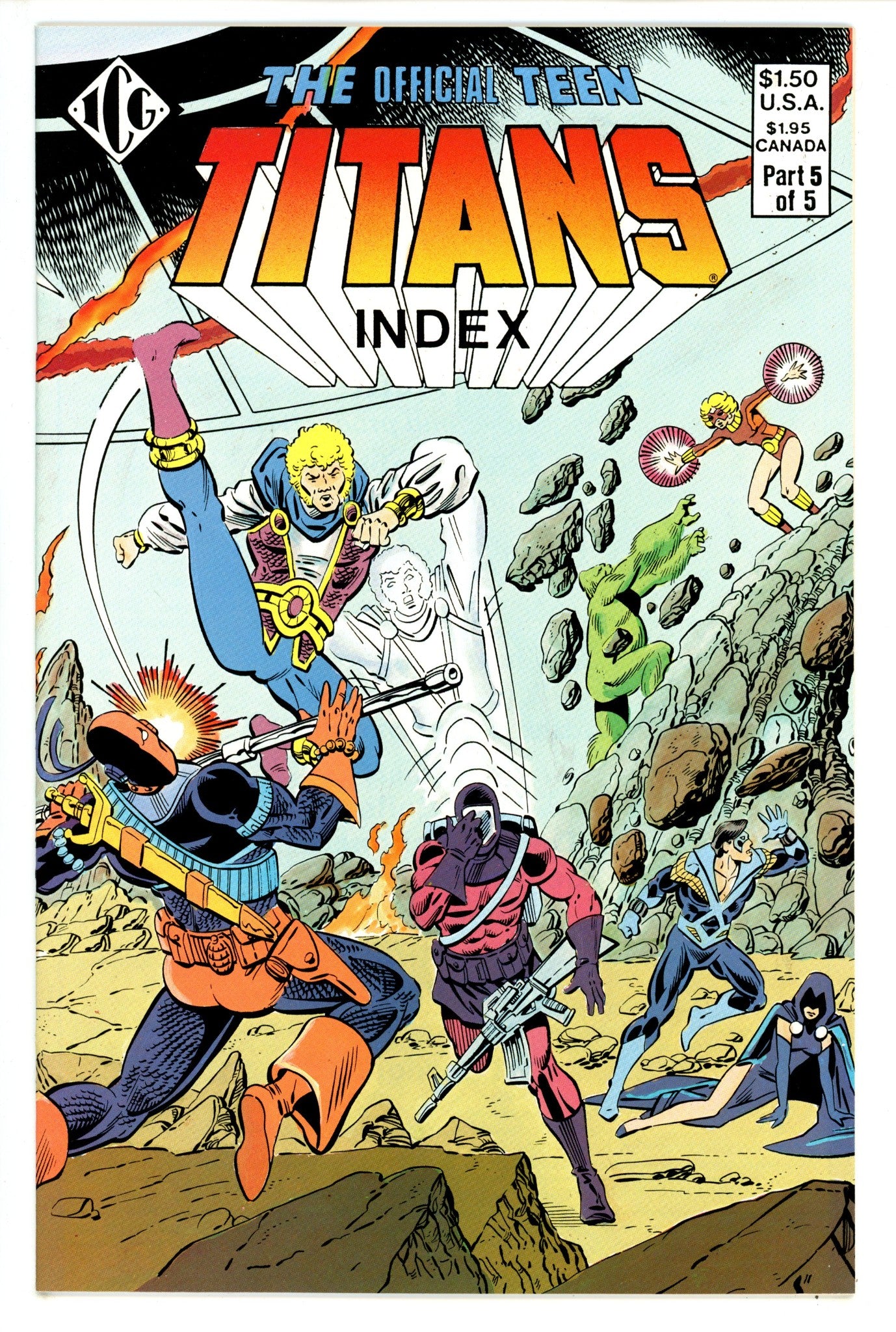 Official Teen Titans Index 5 (1985)