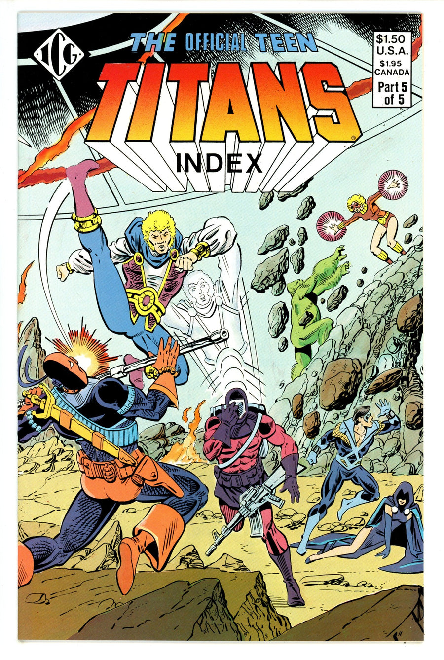 Official Teen Titans Index 5 (1985)