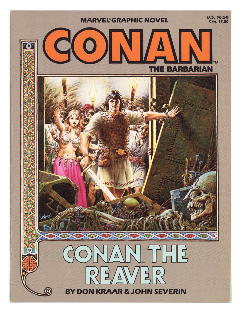 Marvel Graphic Novel 28 High Grade Conan the Reaver (1987) 