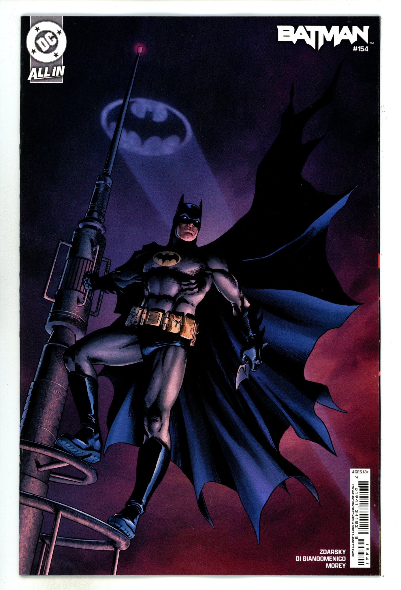 Batman Vol 3 154 Scott Incentive Variant NM- (2024)