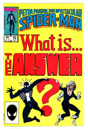The Spectacular Spider-Man Vol 1 92 VF+ (8.5) (1984)