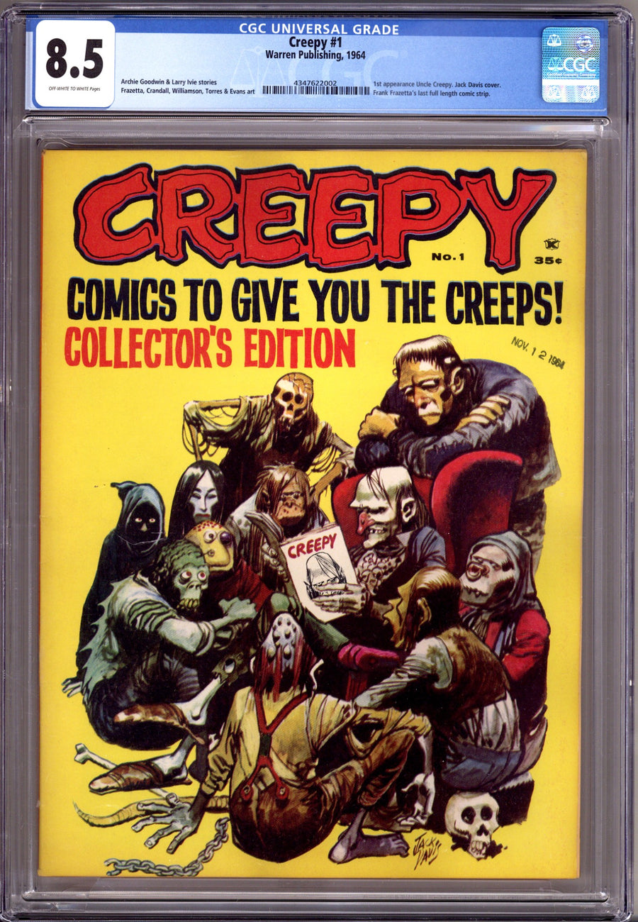Creepy   1 CGC 8.5 (VF+)   (1964)        