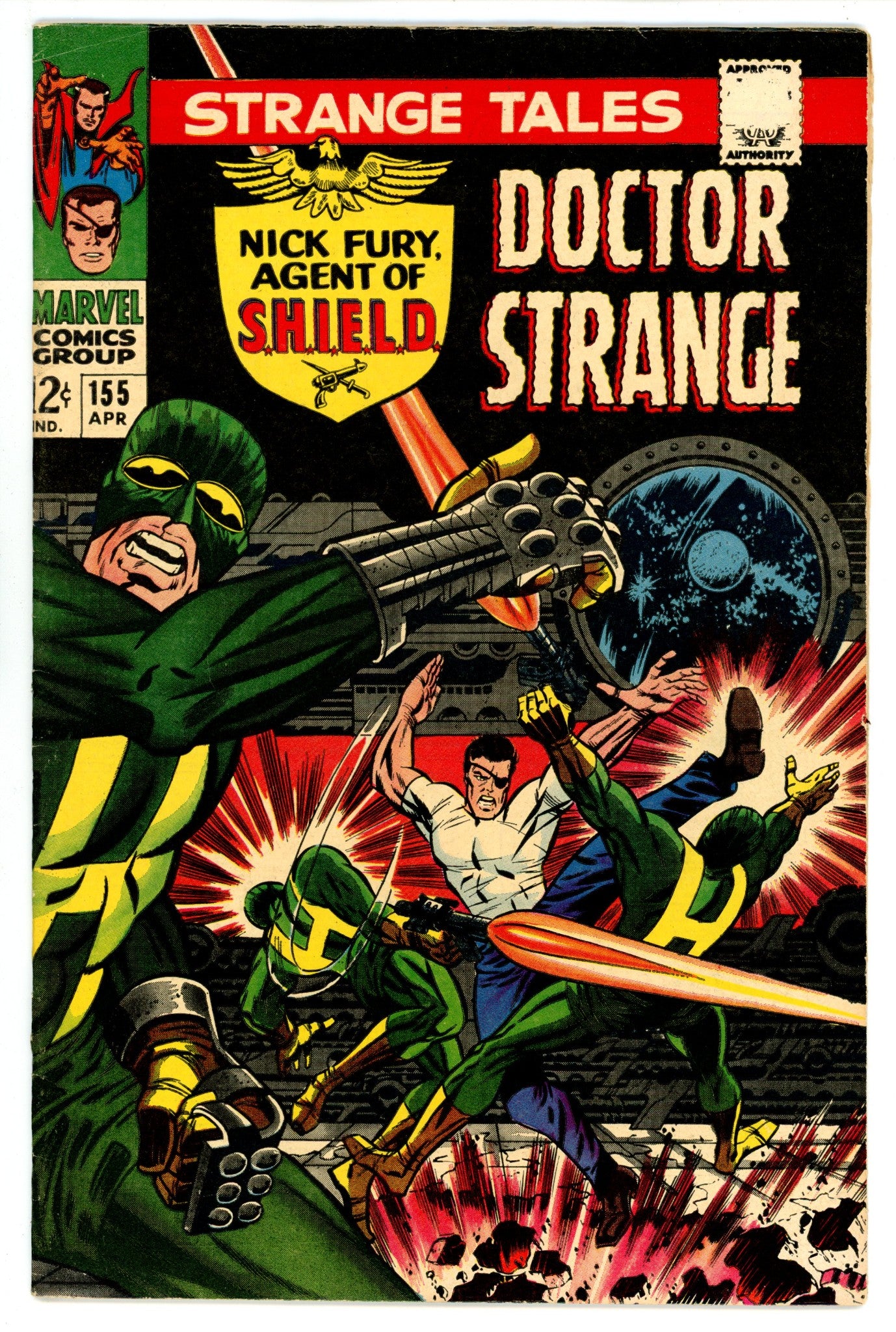 Strange Tales Vol 1 155  FN+ (6.5)  (1967)   