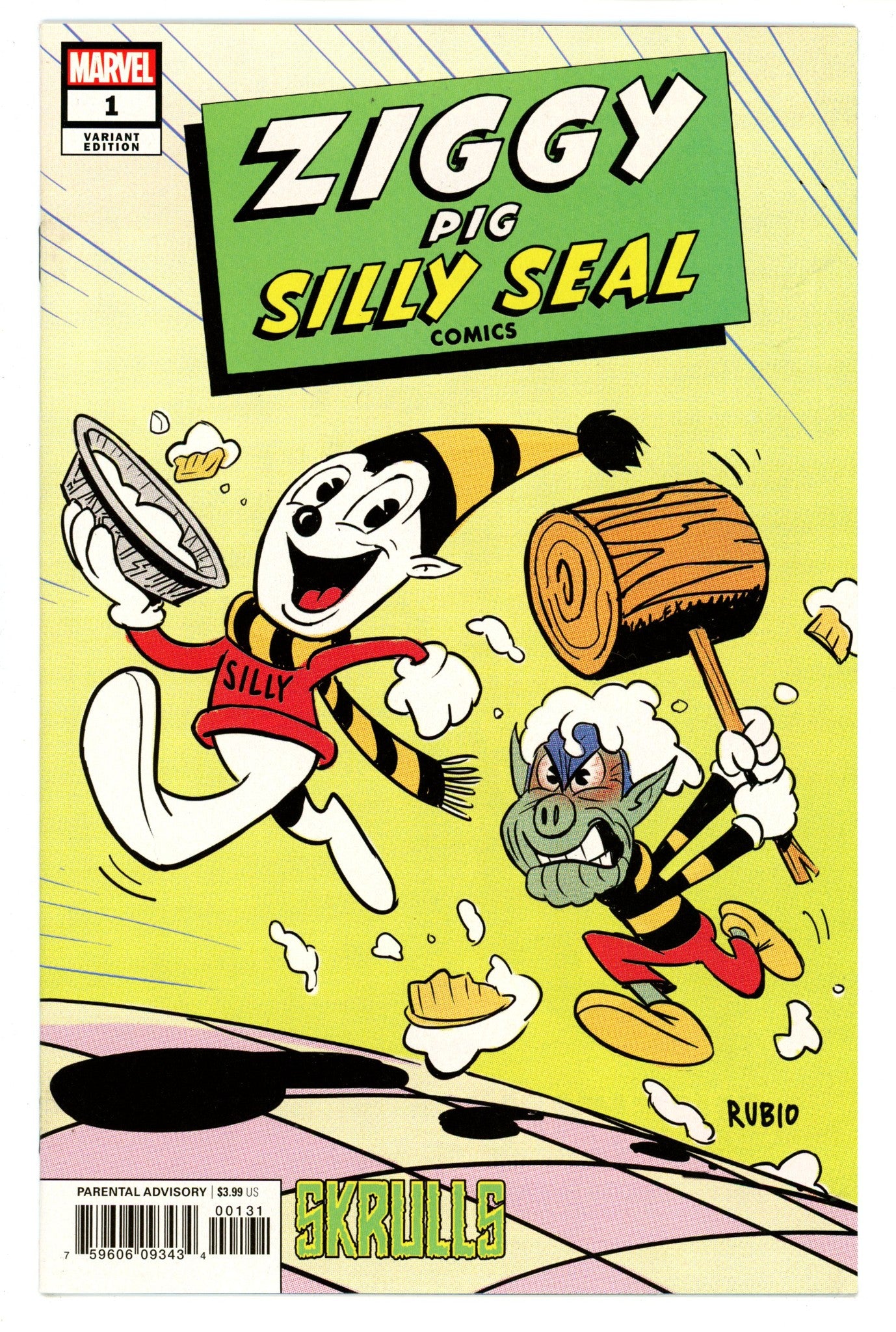 Ziggy Pig - Silly Seal Comics 1 High Grade (2019) Rubio Variant 