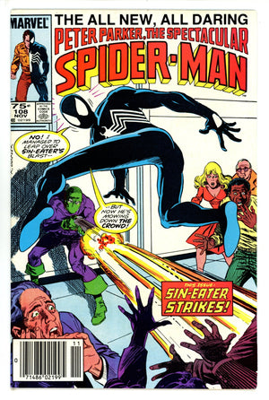 The Spectacular Spider-Man Vol 1 108  Mid Grade   (1985)   Canadian Price Variant
