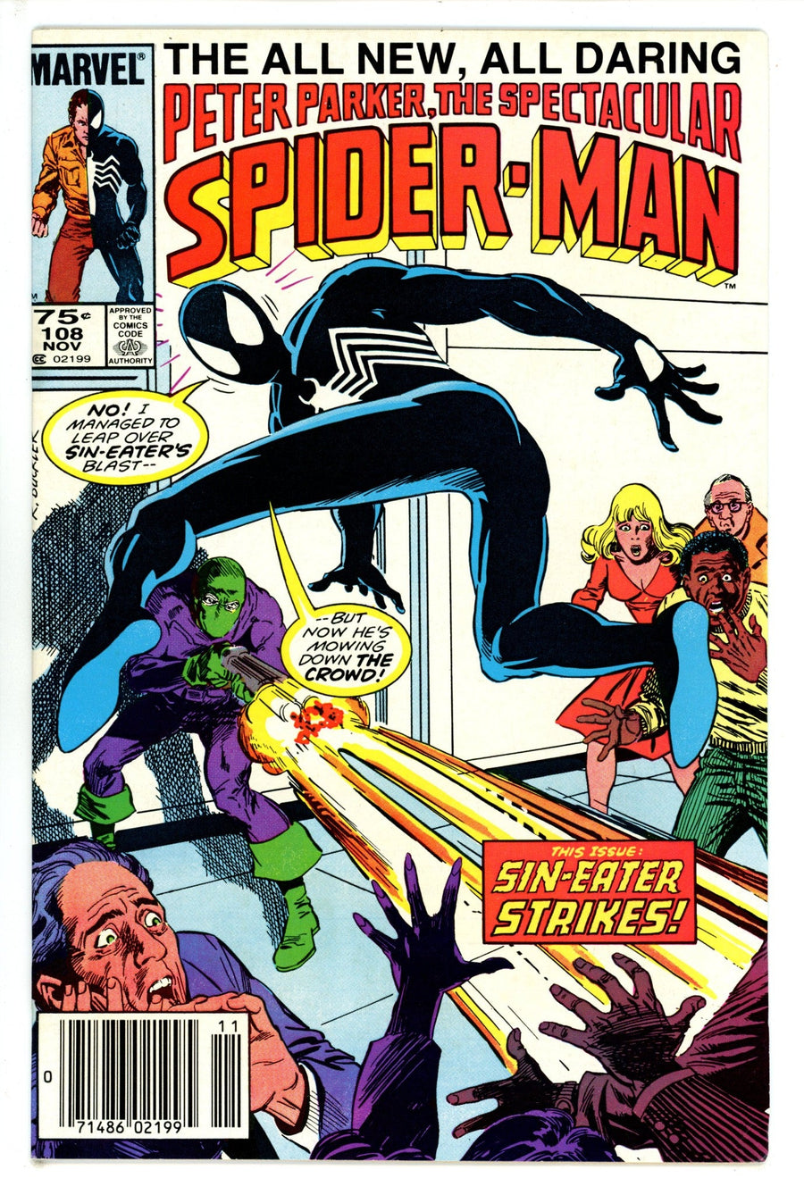 The Spectacular Spider-Man Vol 1 108  Mid Grade   (1985)   Canadian Price Variant