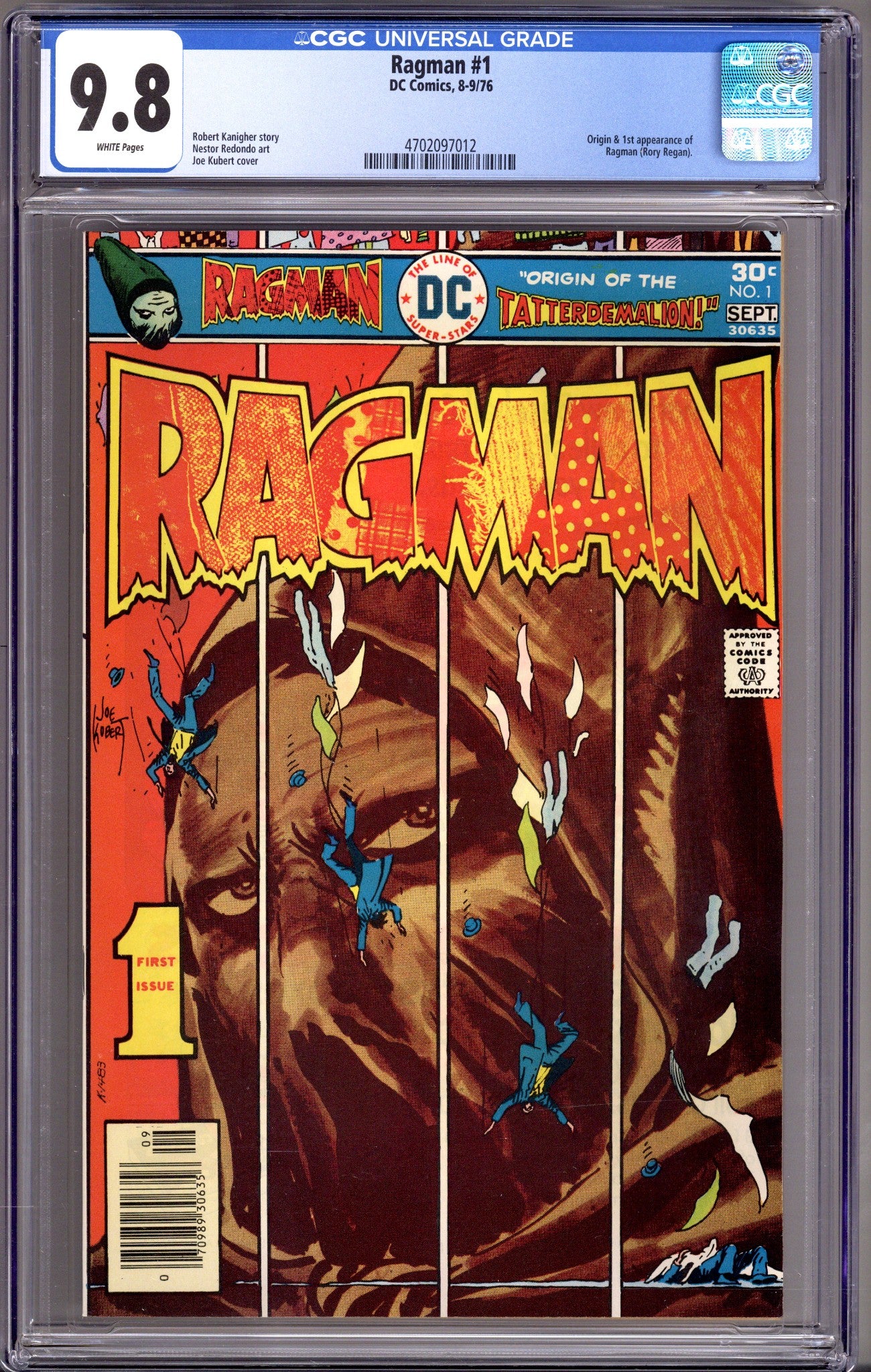 Ragman Vol 1 1 CGC 9.8 (NM/M) (1976) 
