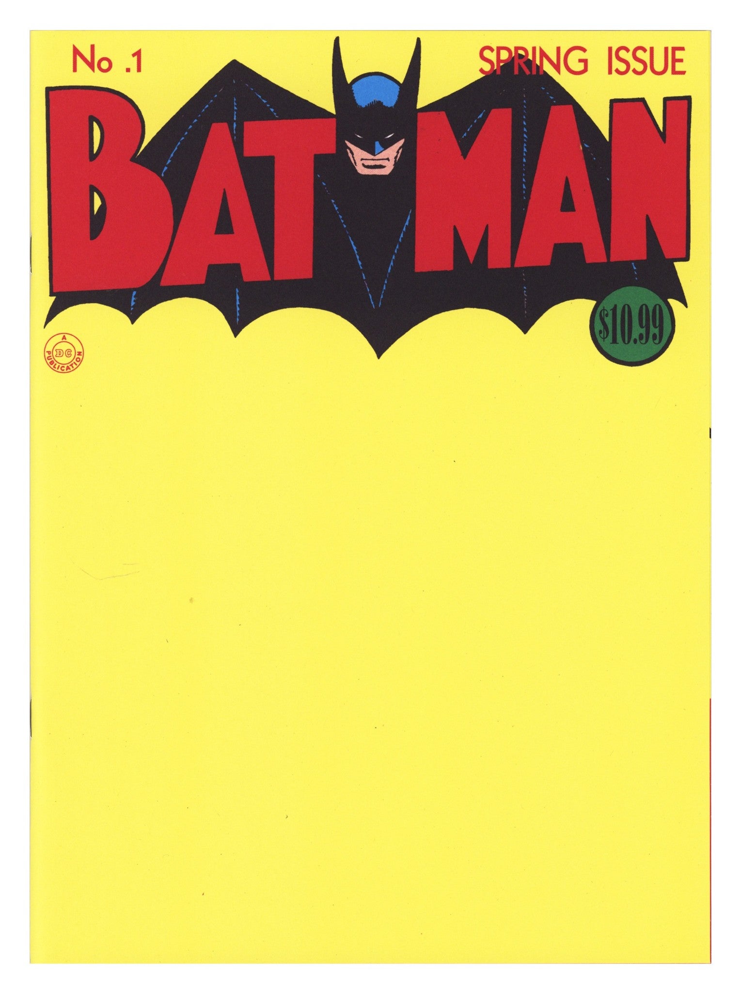 Batman Vol 1 1 Facsimile Blank Variant (2025)