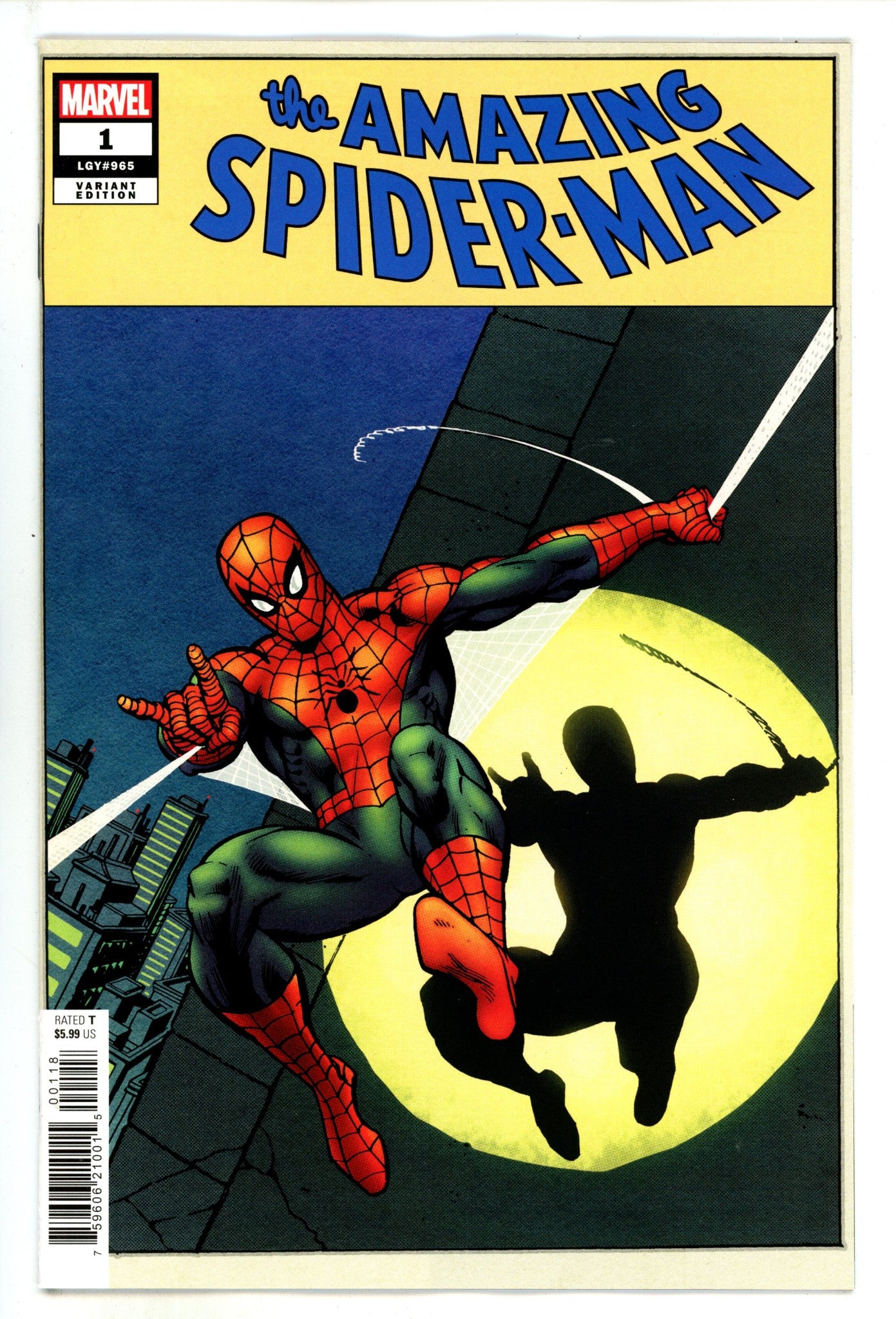 Amazing Spider-Man Vol 7 1 Kane Incentive Variant NM (2025)