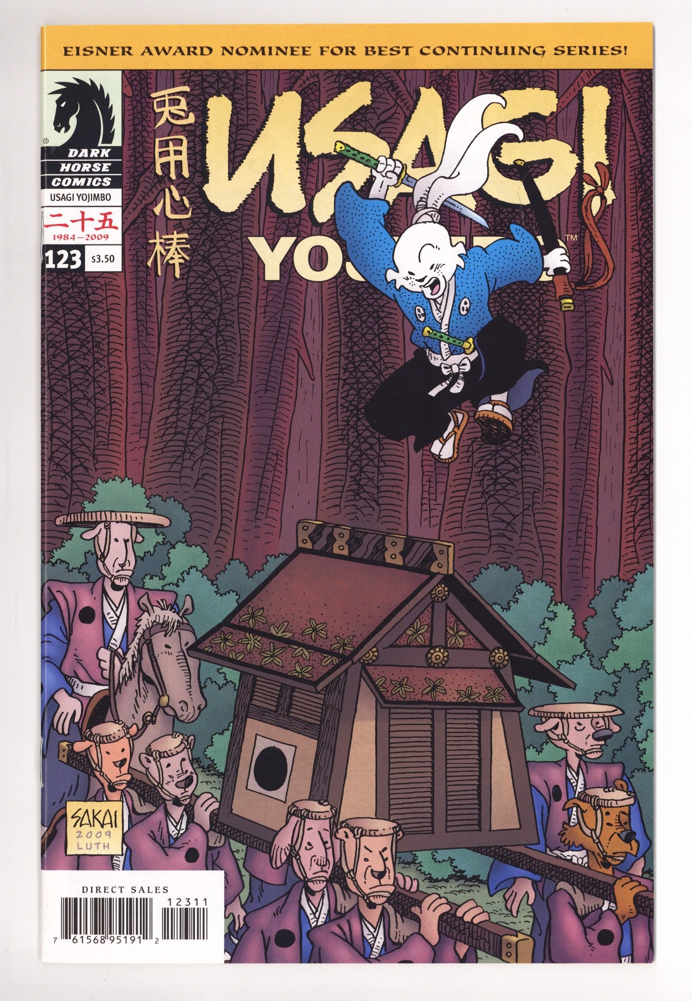 Usagi Yojimbo Vol 3 123 High Grade (2009) 