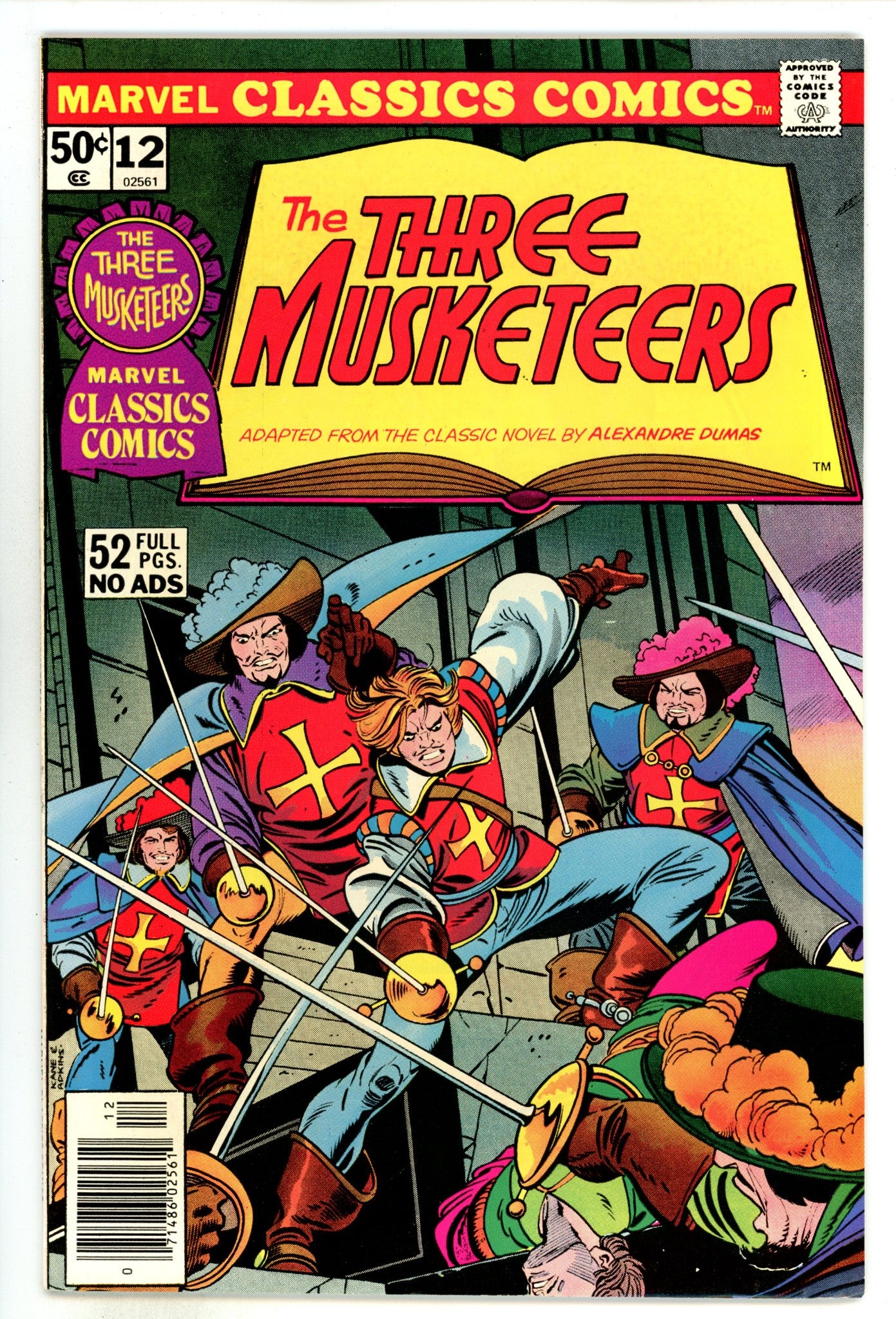 Marvel Classics Comics 12 VF+ (8.5) (1976) 