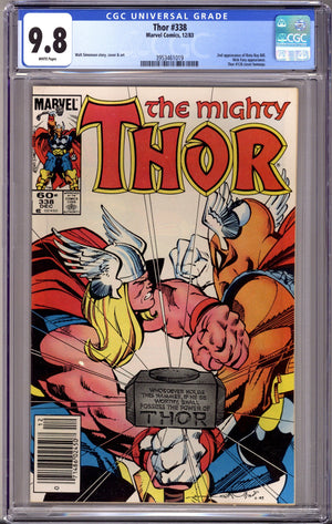 Thor Vol 1 338 CGC 9.8 (NM/M) (1983) Newsstand