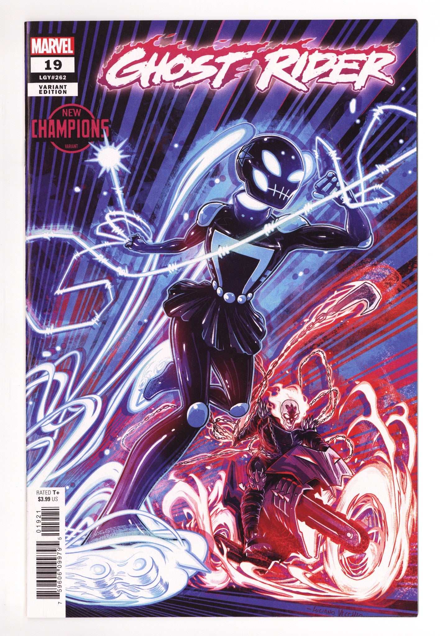Ghost Rider Vol 9 19 (262) VF/NM (9.0) (2023) Vecchio New Champions Variant 