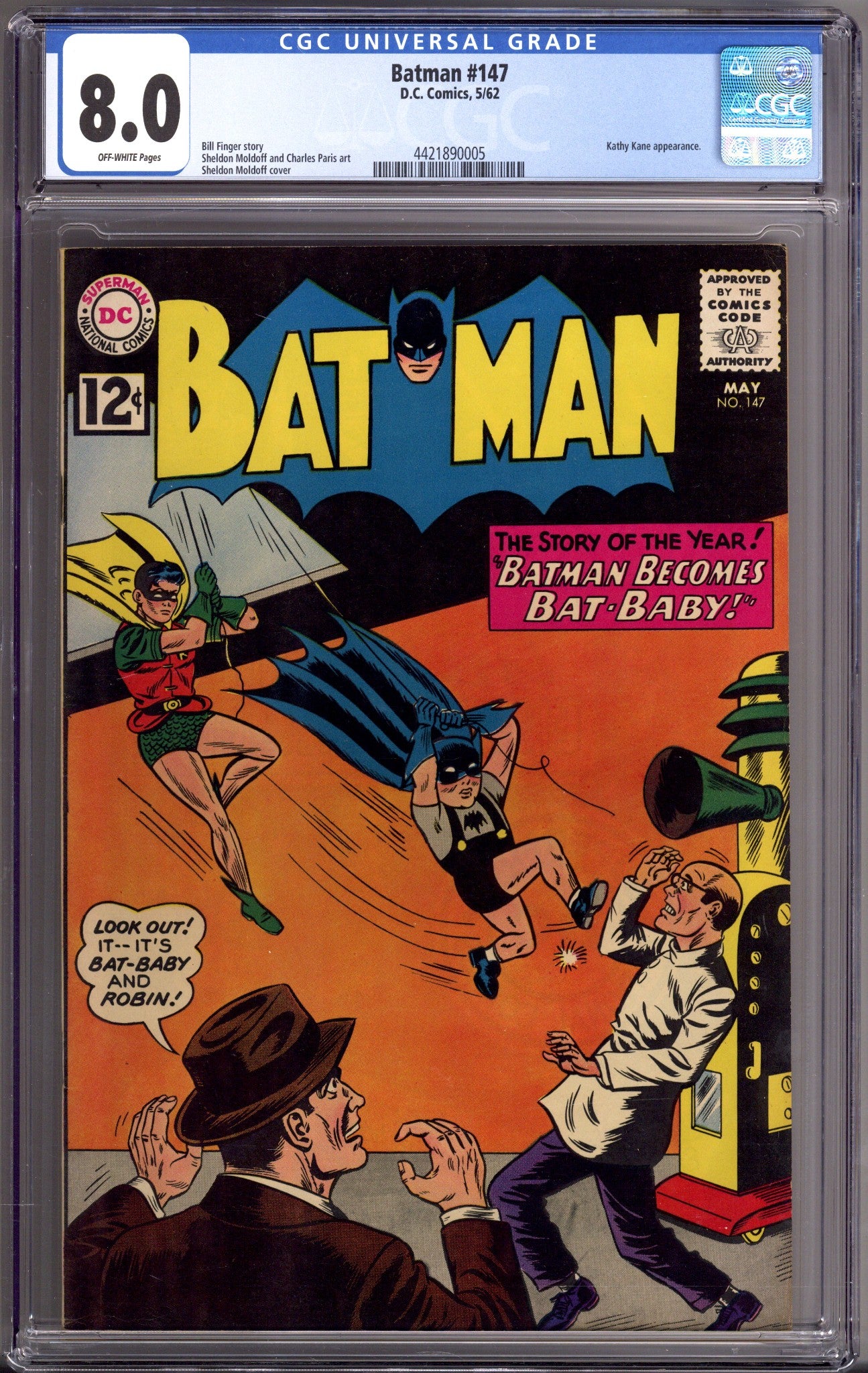 Batman Vol 1 147 CGC 8.0 (VF) (1962) 