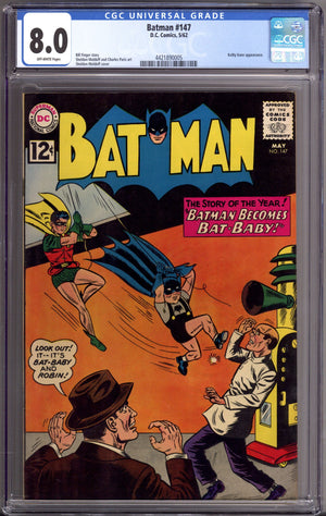 Batman Vol 1 147 CGC 8.0 (VF) (1962)