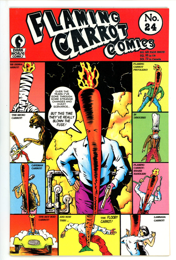 Flaming Carrot Comics 24 NM- (9.2) (1990)