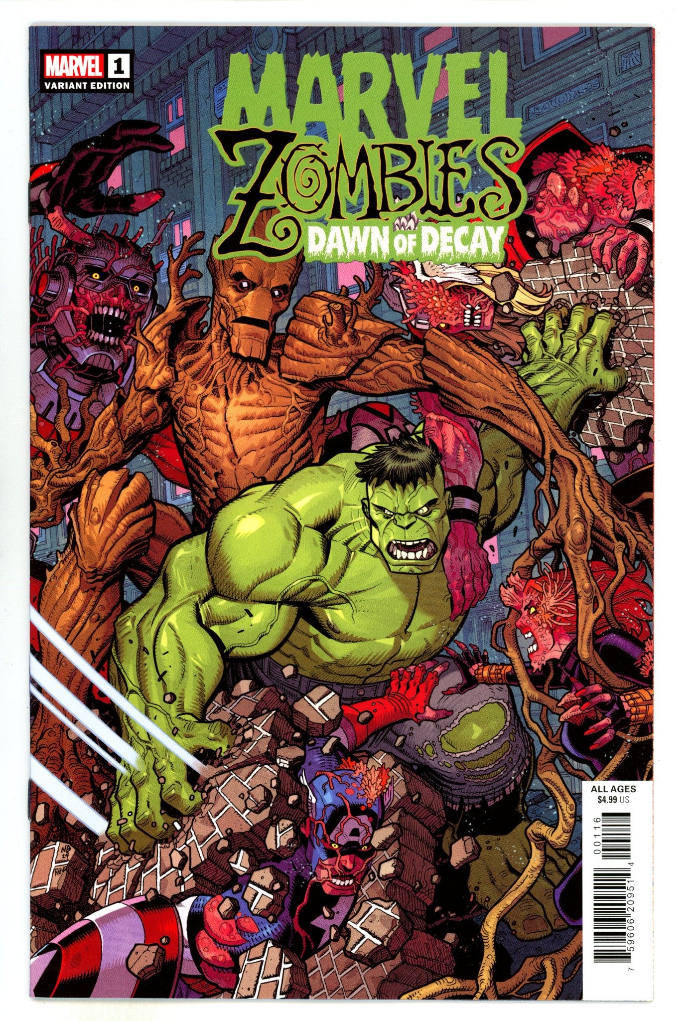 Marvel Zombies: Dawn of Decay 1 VF/NM (9.0) (2024) Bradshaw Incentive Variant 