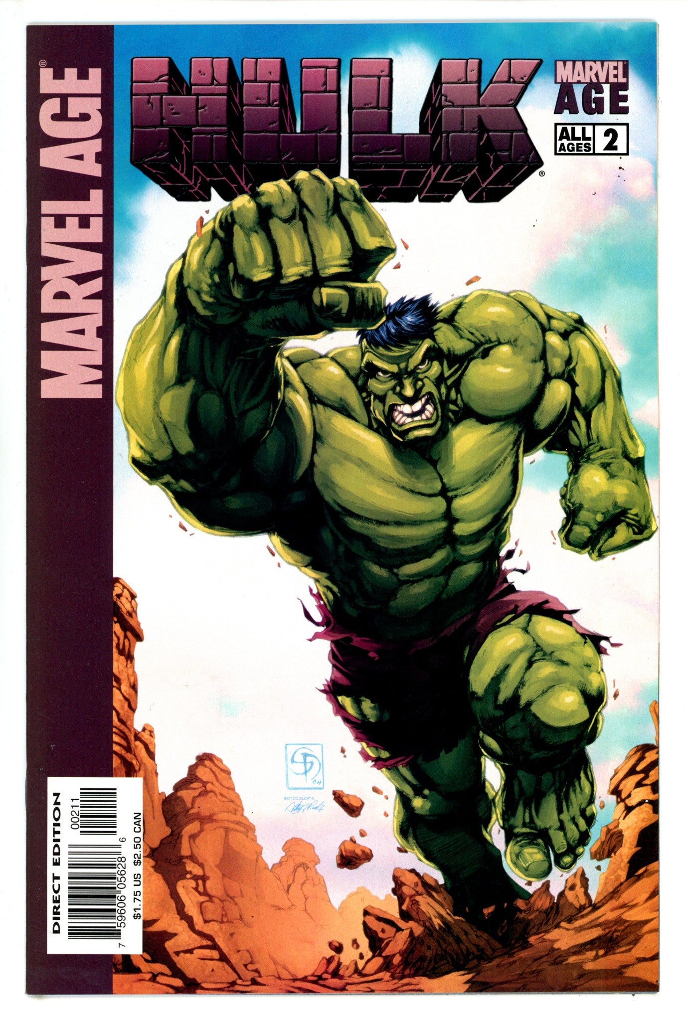 Marvel Age Hulk 2 High Grade (2004) 