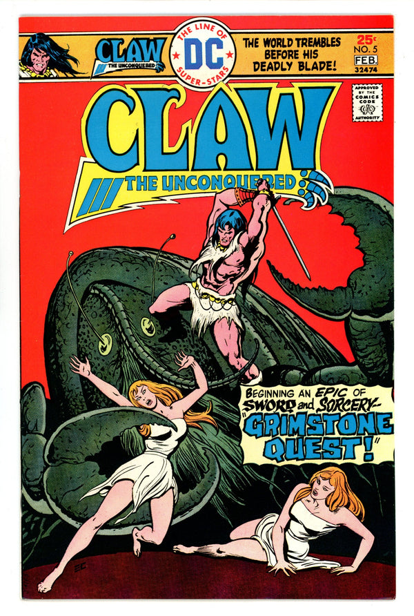 Claw the Unconquered 5 VF/NM (9.0) (1976)