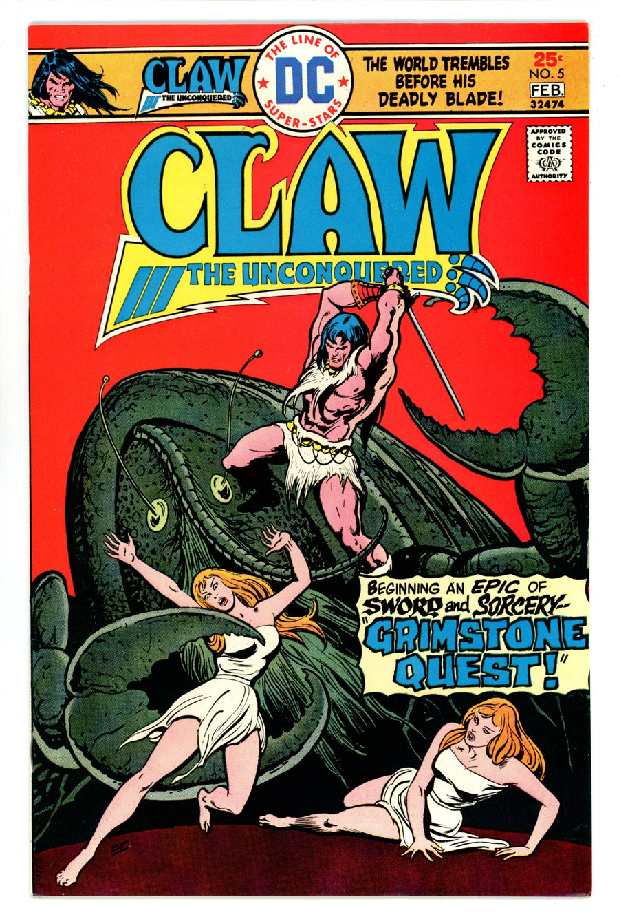 Claw the Unconquered 5 VF/NM (9.0) (1976) 