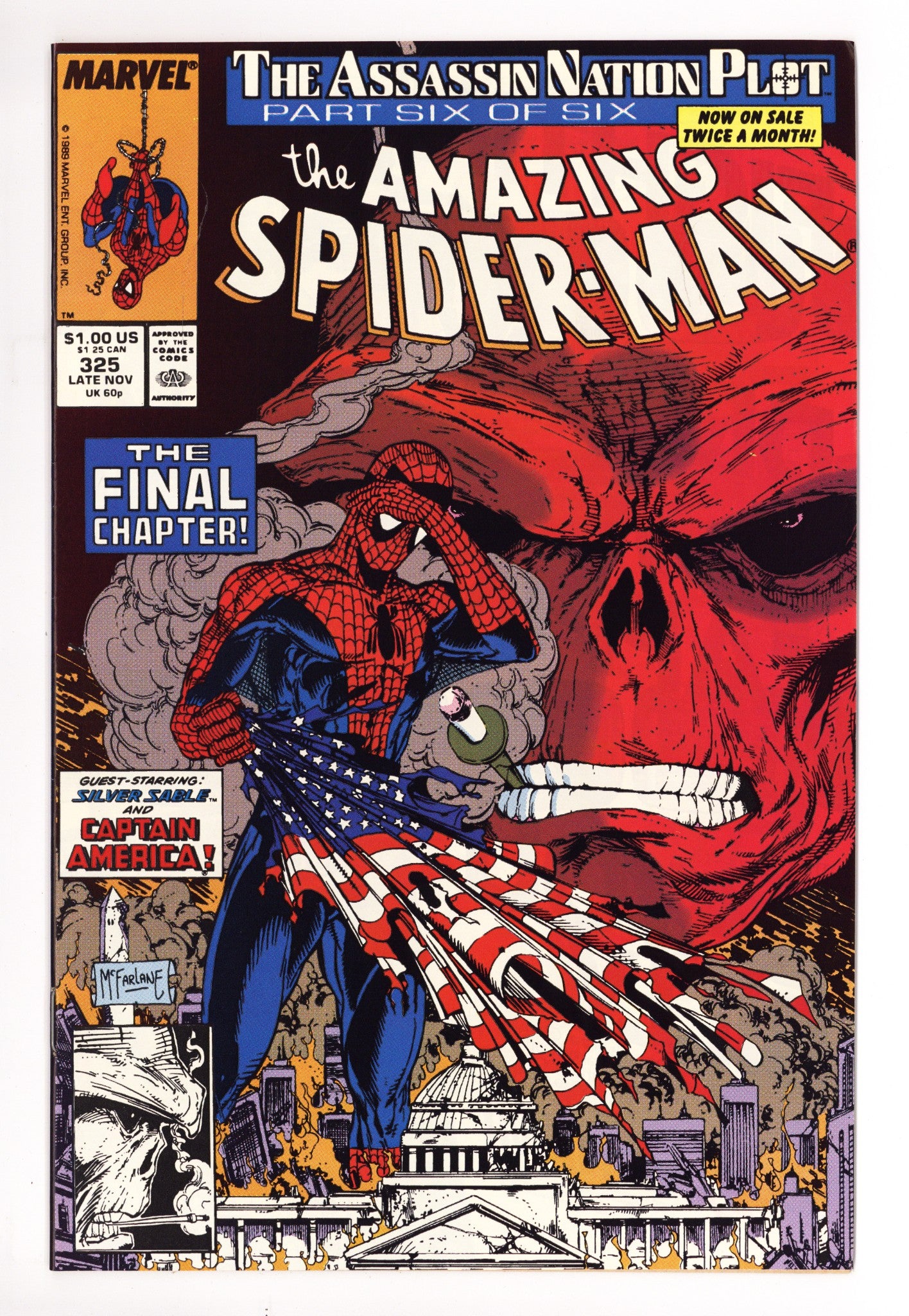 The Amazing Spider-Man Vol 1 325 NM- (9.2) (1989) 