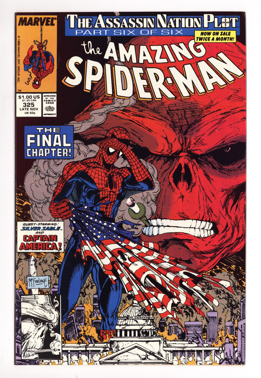 The Amazing Spider-Man Vol 1 325 NM- (9.2) (1989) 