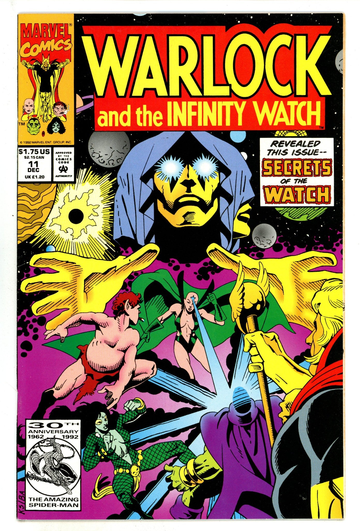 Warlock and the Infinity Watch 11 Mid Grade (1992) 