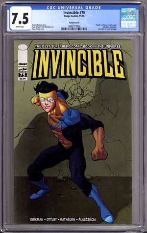 Invincible 75 CGC 7.5 (VF-) (2010) Ottley One Per Store Variant