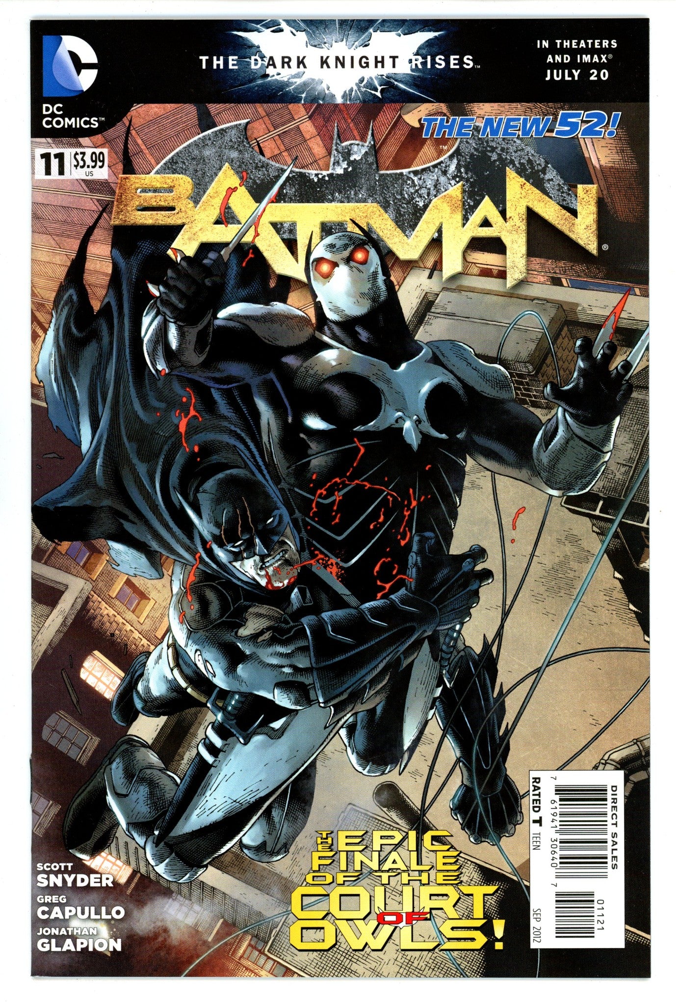 Batman Vol 2 11 High Grade (2012) Clarke Variant 