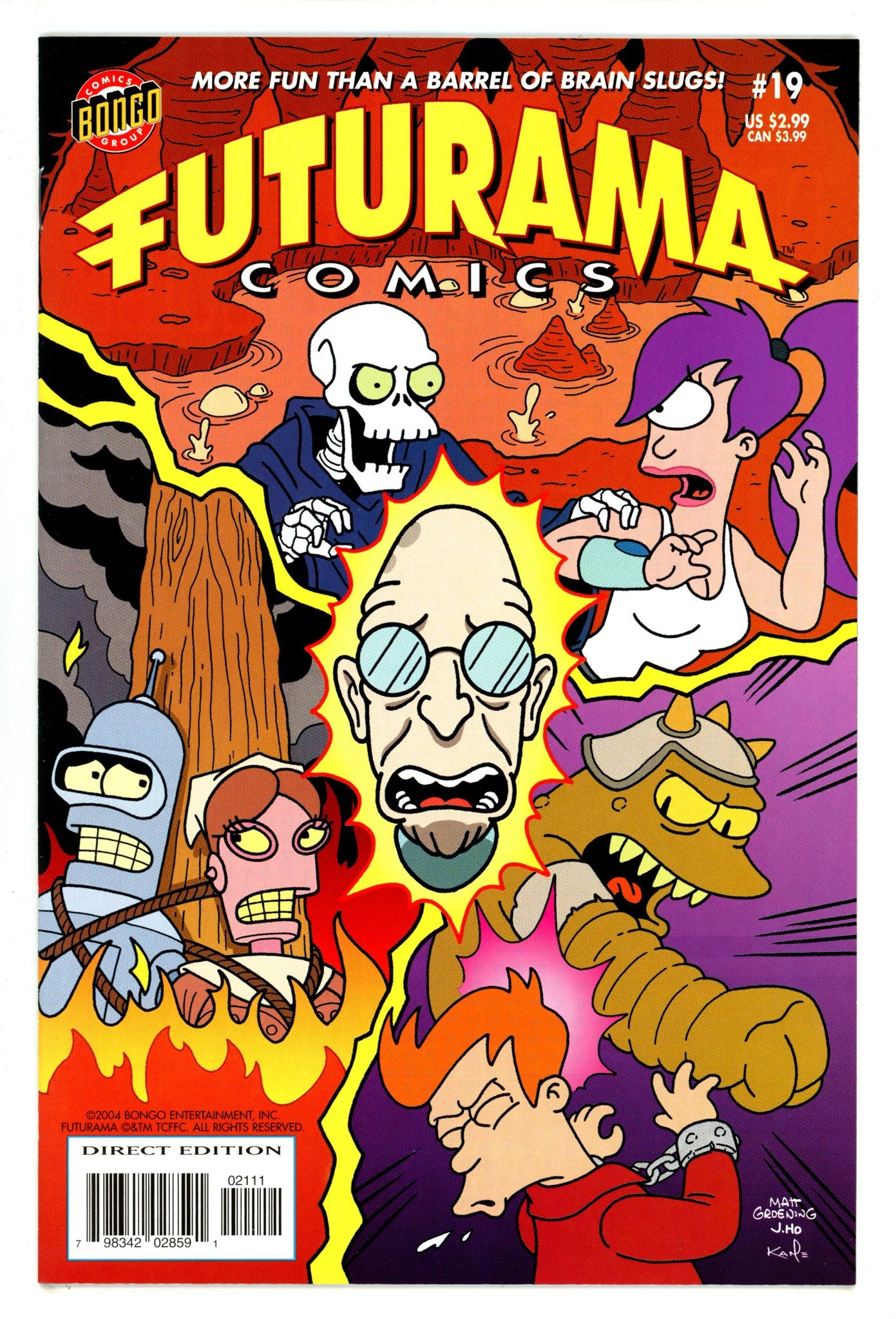 Bongo Comics Presents Futurama Comics 19 NM- (9.2) (2004) 