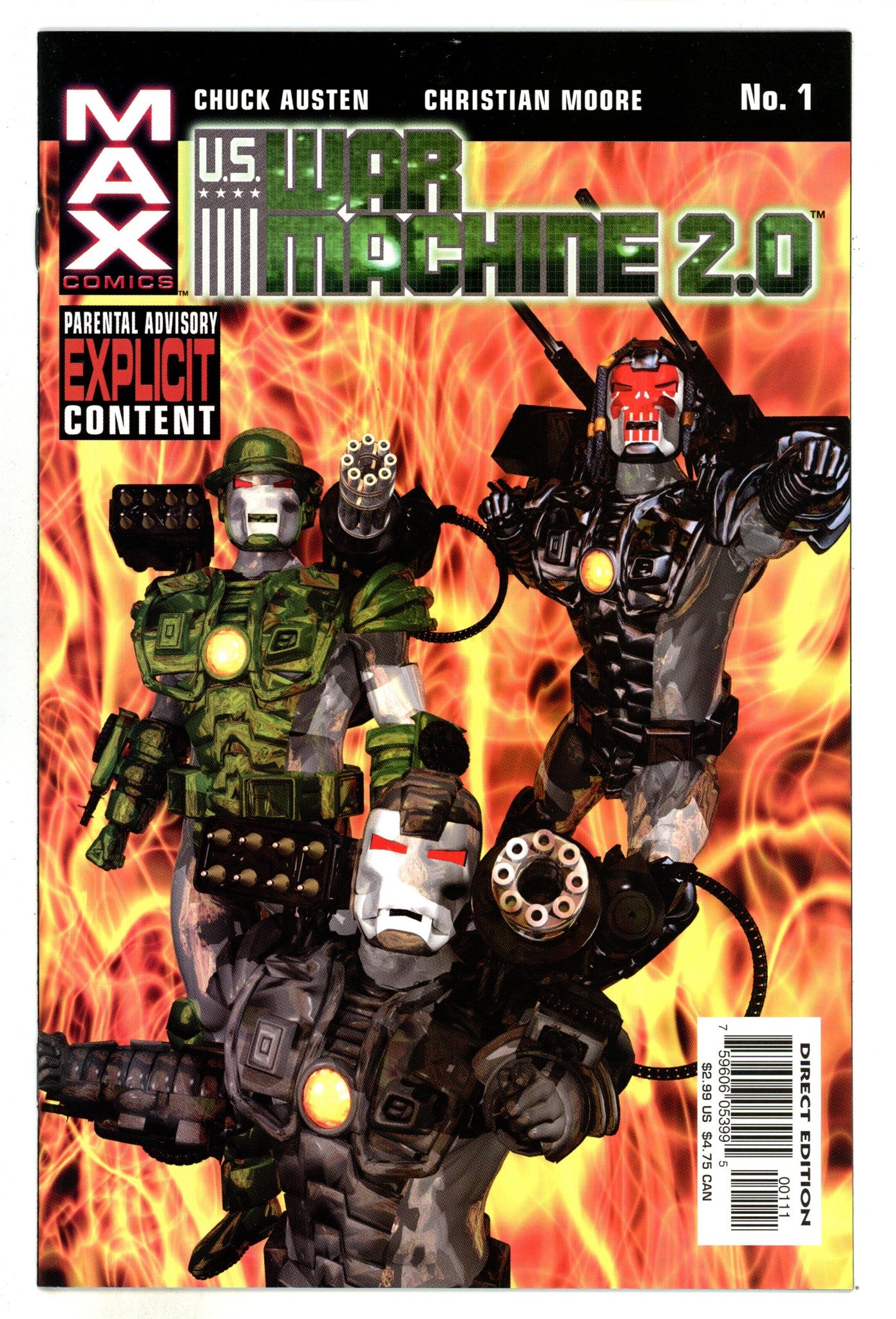 U.S. War Machine 2.0 1 High Grade (2003) 