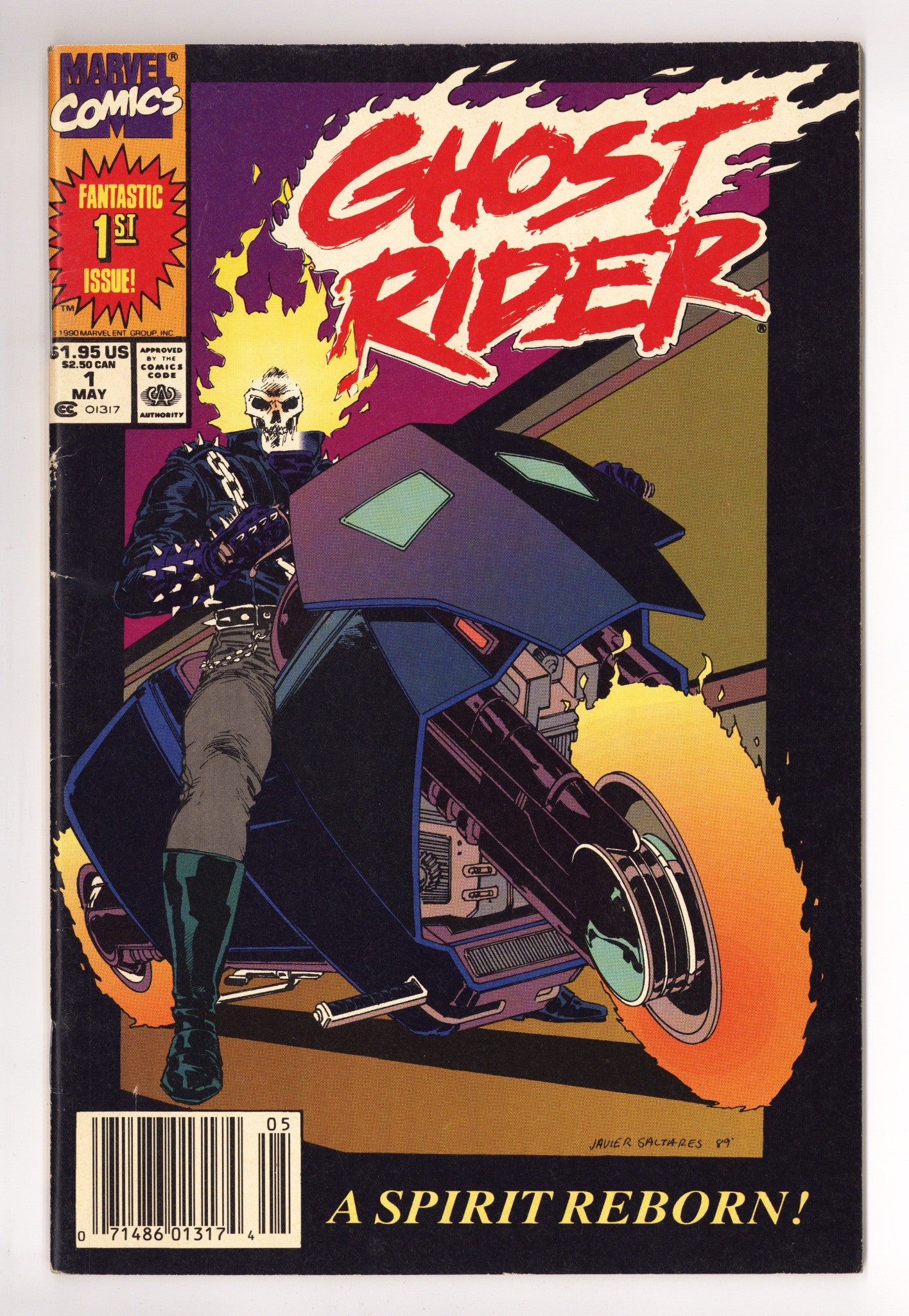 Ghost Rider Vol 2 1 Low Grade (1990) Newsstand 