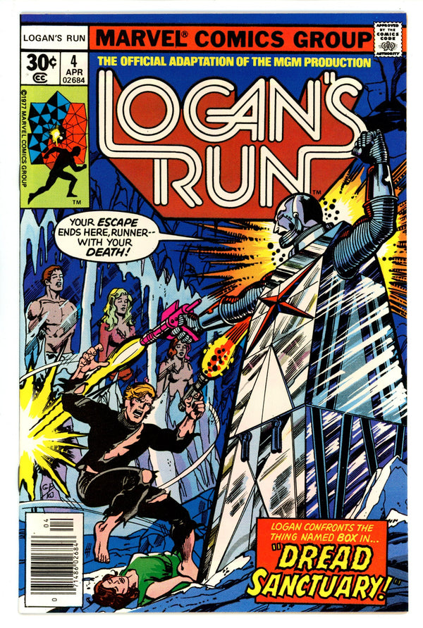 Logan's Run Vol 1 4 NM- (9.2) (1977)