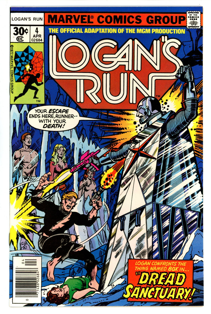 Logan's Run Vol 1 4  NM- (9.2)  (1977)   