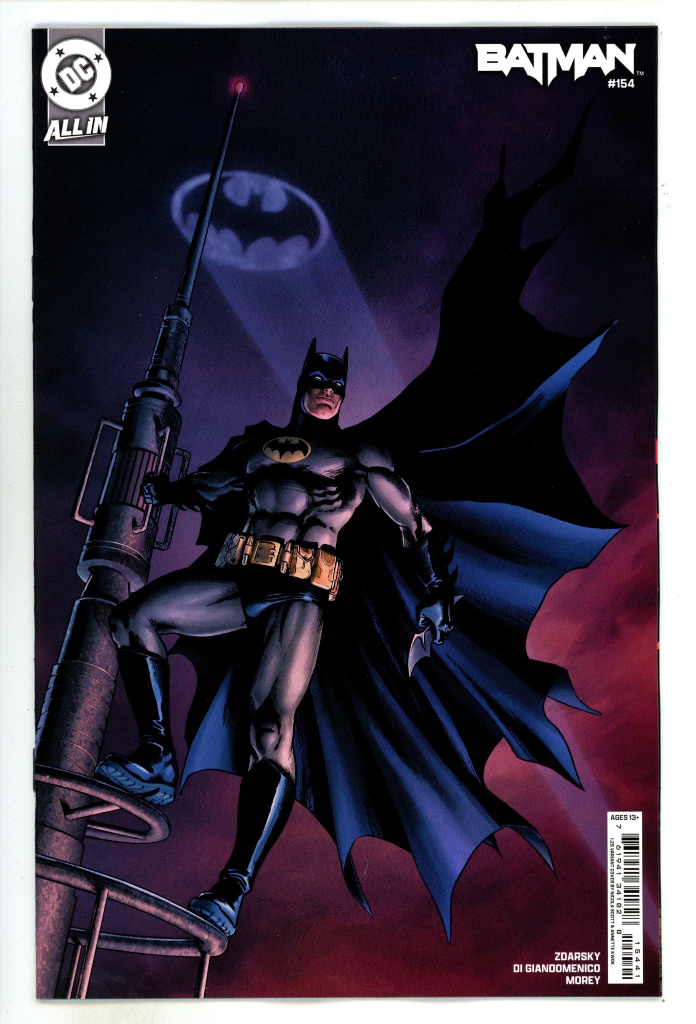 Batman Vol 3 154 Scott Incentive Variant NM (2024)