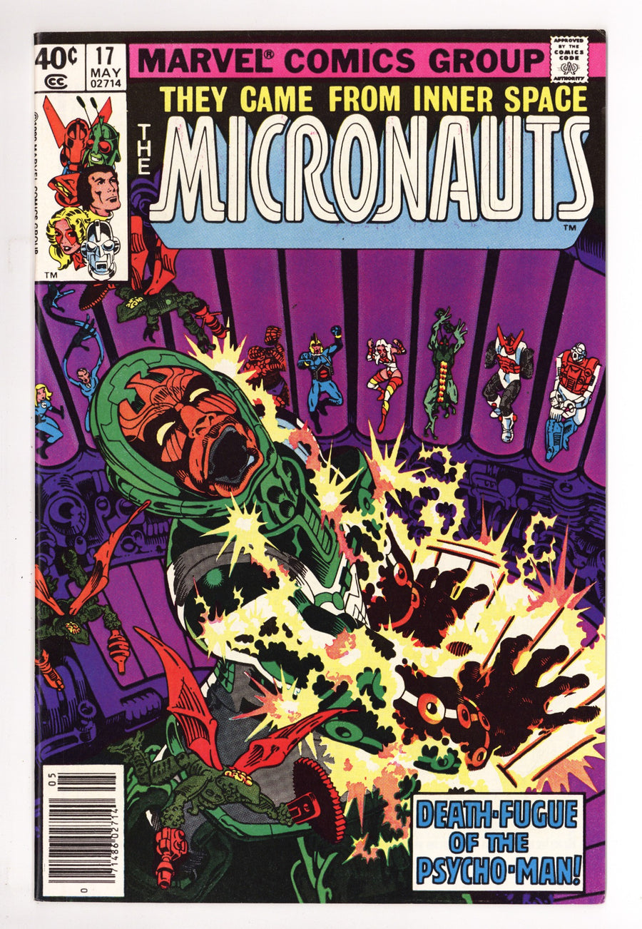 Micronauts Vol 1 17 High Grade (1980) Newsstand 