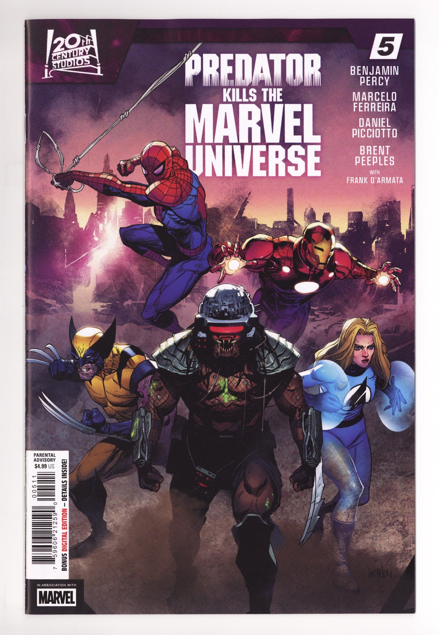 Predator Kills The Marvel Universe 5 (2025)