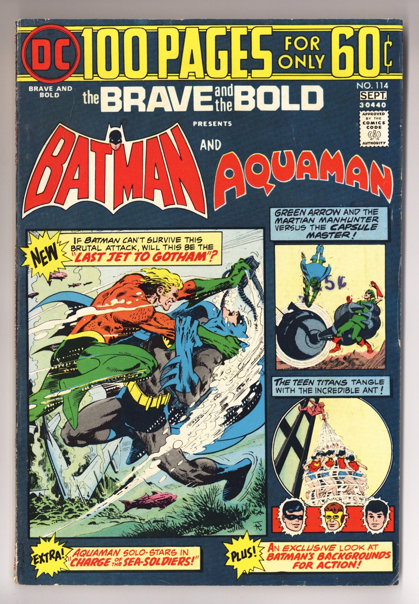 The Brave and the Bold Vol 1 114 VG+ (4.5) (1974) 