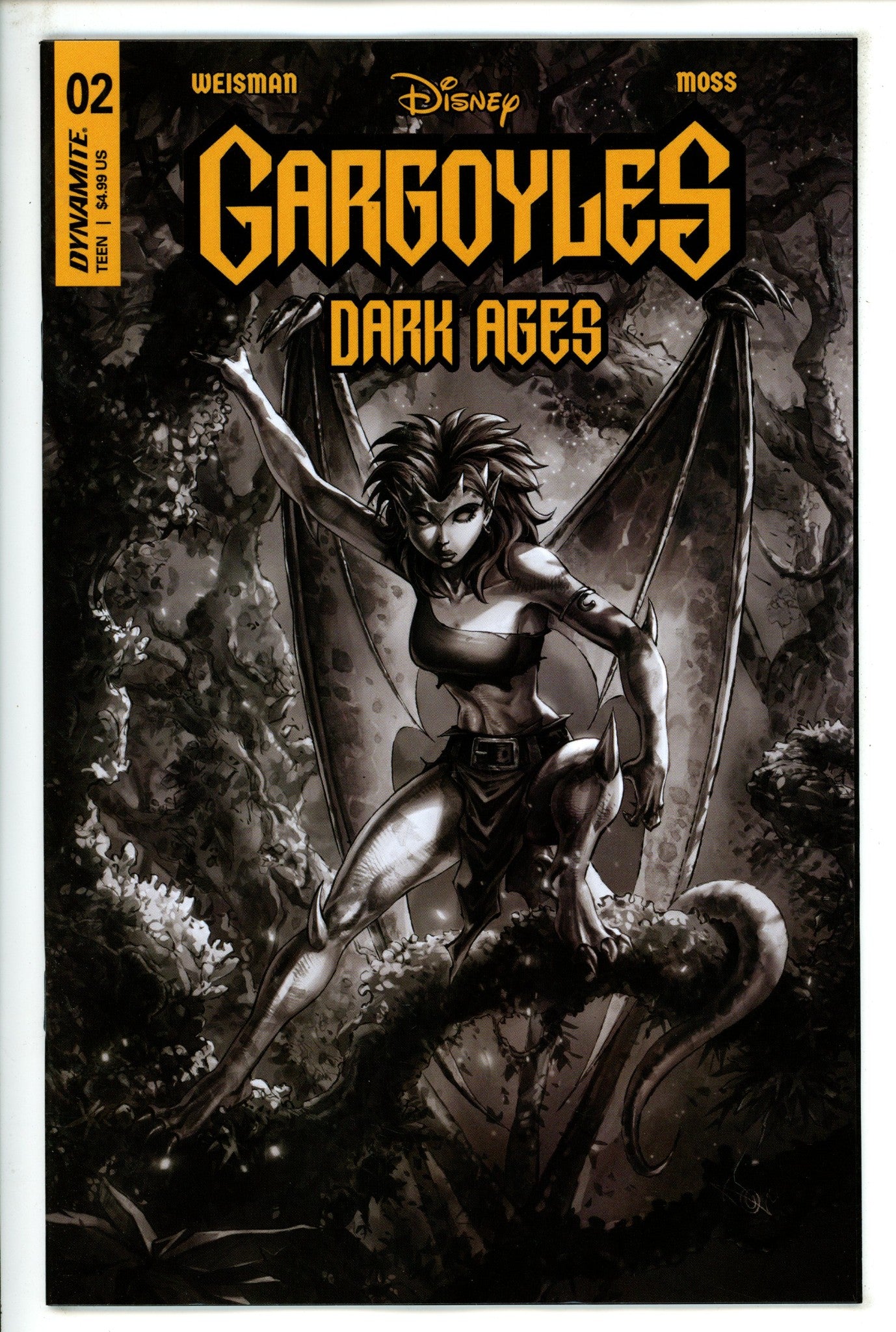 Gargoyles Dark Ages 2 Quah B&W Incentive Variant (2023)