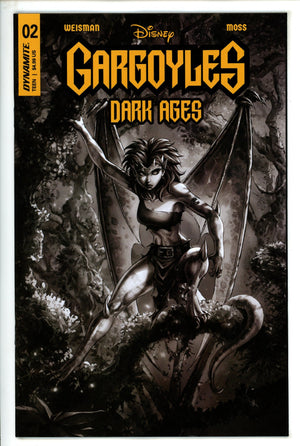 Gargoyles Dark Ages 2 Quah B&W Incentive Variant (2023)