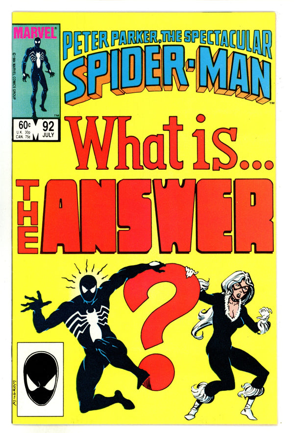 The Spectacular Spider-Man Vol 1 92 VF/NM (9.0) (1984)
