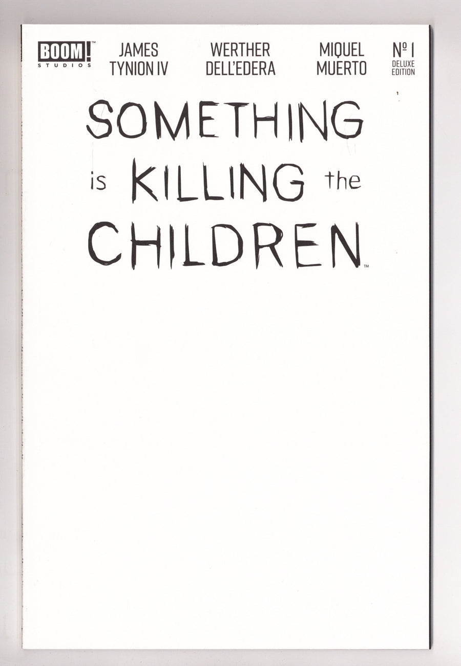 Something Is Killing the Children Deluxe Edition 1 High Grade (2024) Blank Variant 