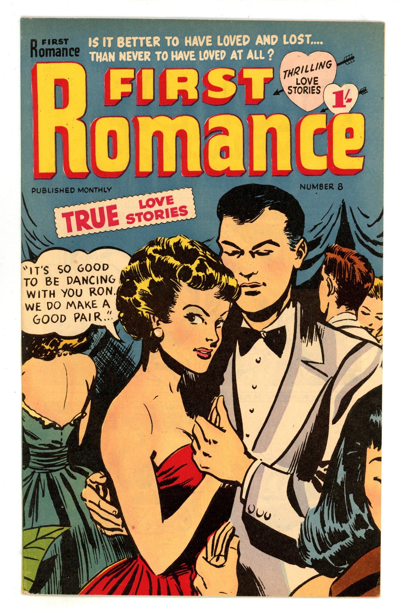 First Romance 8 FN (6.0) (1953) 